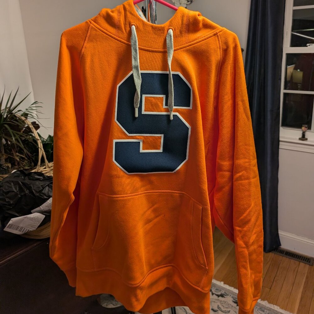 Antigua Men's Syracuse Orange Mango Victory Pullover Hoodie, Large